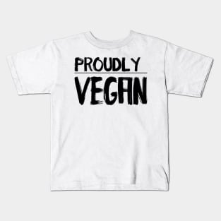 Proudly Vegan Kids T-Shirt